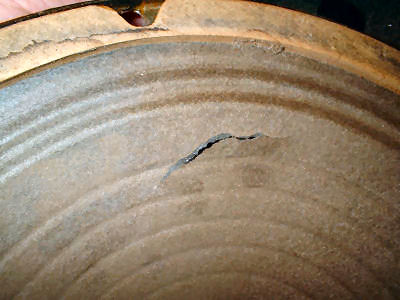Damaged speaker